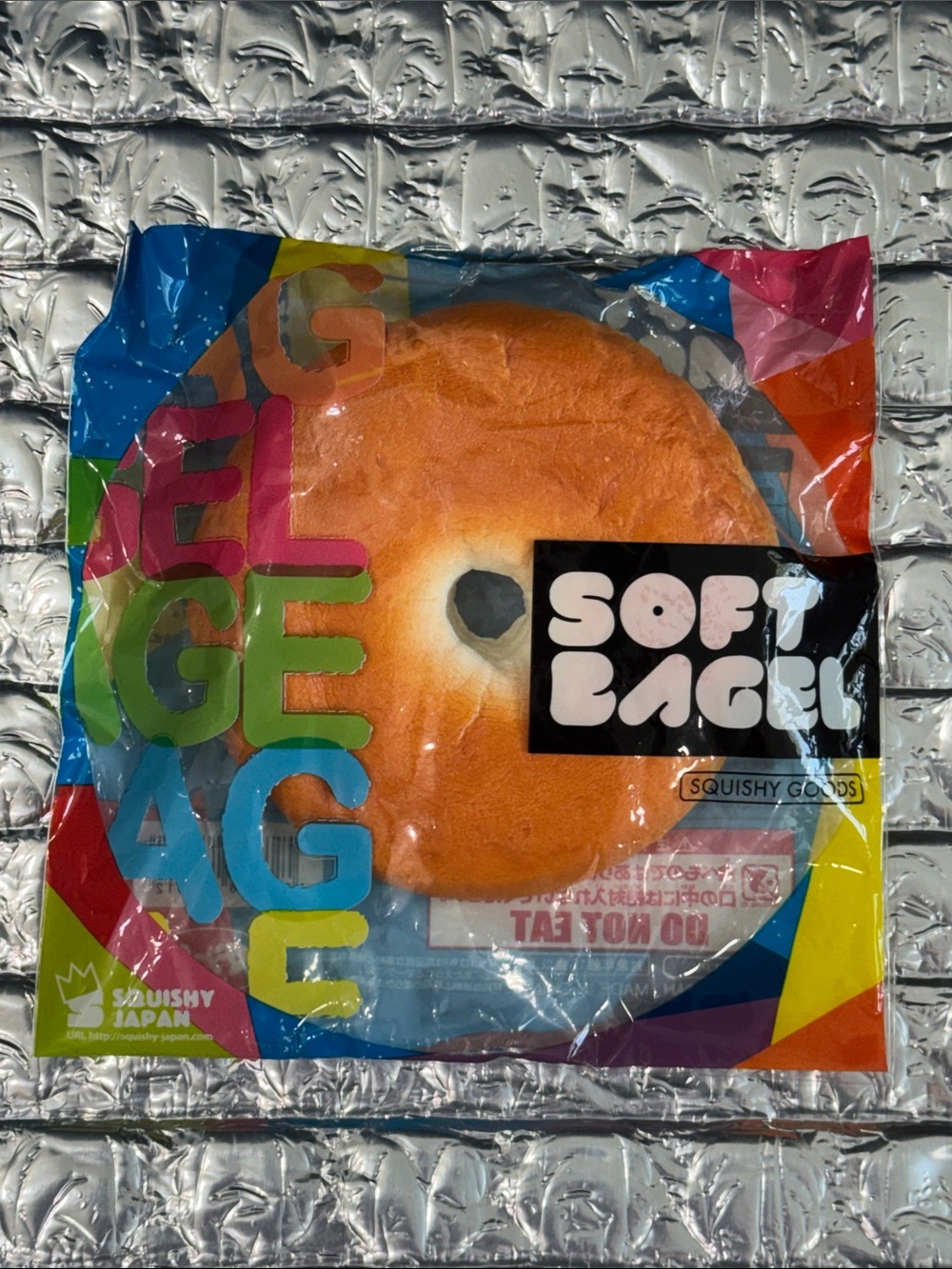 iBloom Soft Bagel Squishy Rare 2017 Real Pan Series NIB Vintage